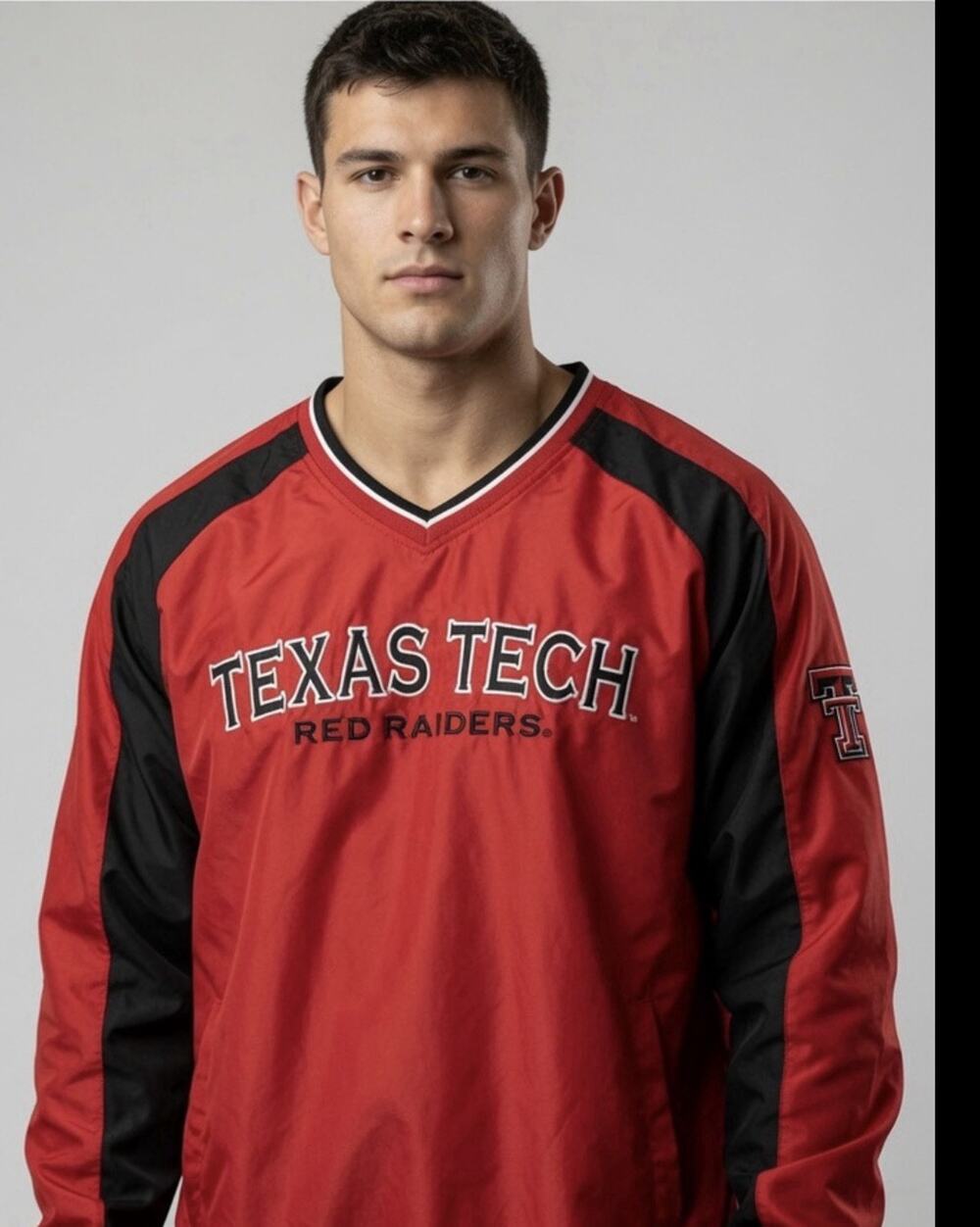 Texas Tech Red Raiders Jacket Mens M Red NCAA Football Under Armour Pullover